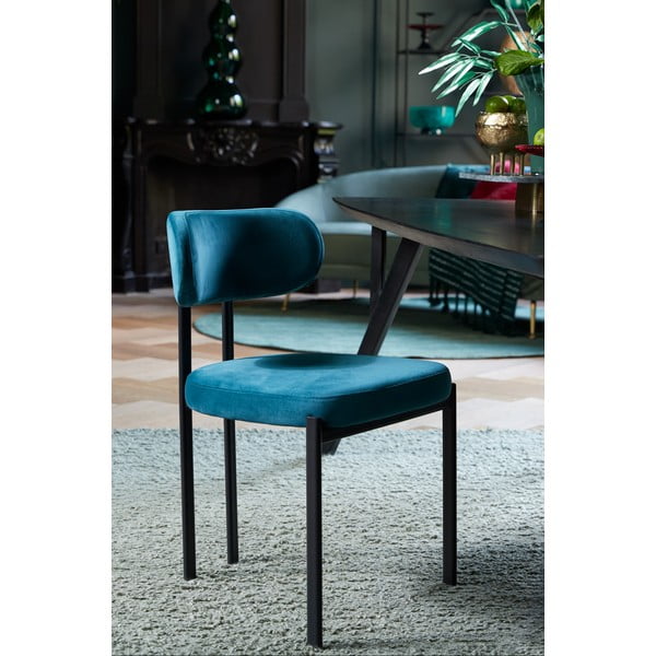 Morskie aksamitne krzesła zestaw 2 szt. Sonja – Light & Living-image-1