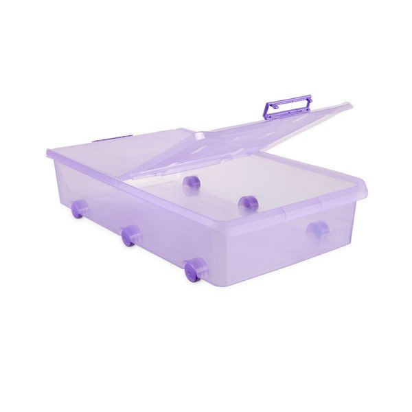 Fioletowy pojemnik na kółkach pod łóżko Ta-Tay Storage Box-image-2