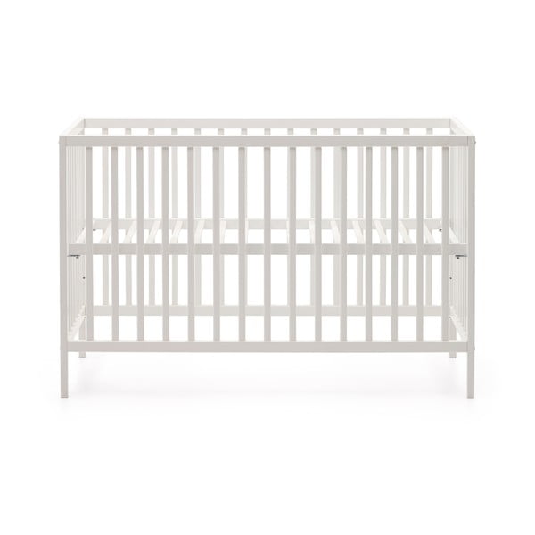 Białe łóżeczko z litego drewna bukowego 60x120 cm Shantal – Kave Home-image-4