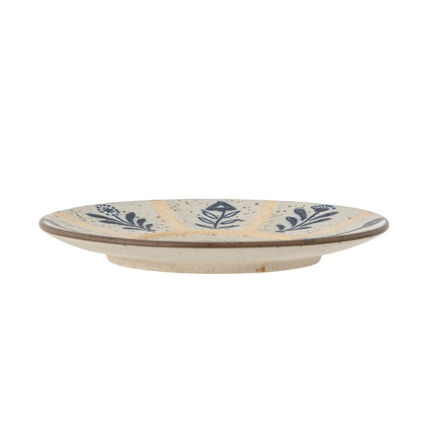 Jasnoniebiesko-kremowy kamionkowy talerz deserowy ø 16 cm Leonie – Bloomingville-image-4