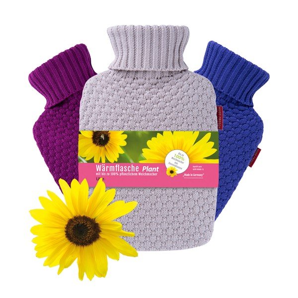 Beżowy termofor z bawełny organicznej 1,8 l Eco Classic Comfort – Hugo Frosch-image-1