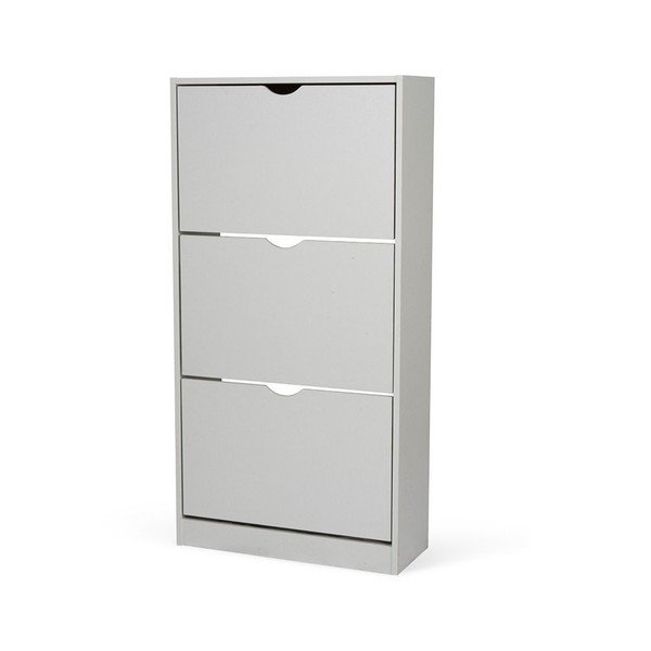 Szara uchylna szafka na buty 60x118x24 cm Stelo – Bonami Essentials