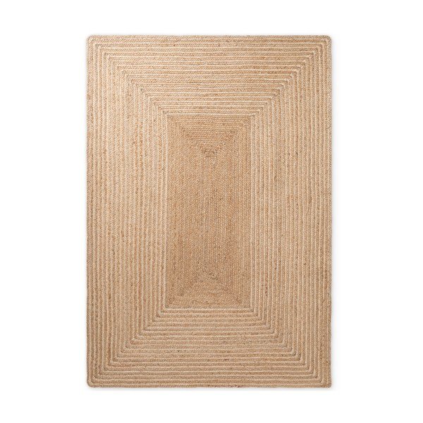 Dywan z juty dwustronny/tkany ręcznie w naturalnym kolorze/w jasnym naturalnym kolorze 120x170 cm Juno – Hanse Home-image-4