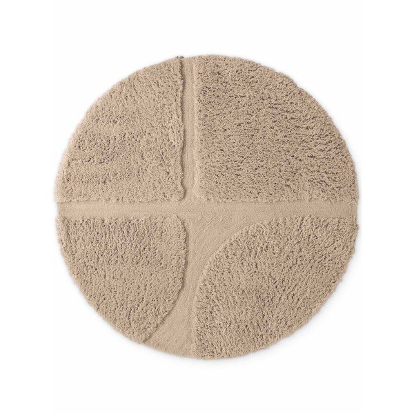 Beżowy okrągły dywan tkany ręcznie ø 160 cm Lambeth Jasper – Ted Baker