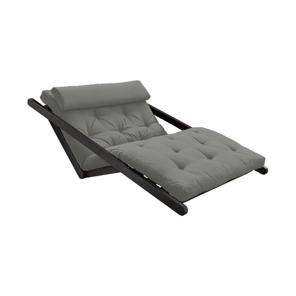 Sofa rozkładana z szarym pokryciem Karup Design Figo Black/Grey