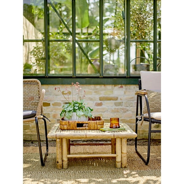 Szaro-beżowy fotel ogrodowy Mundo – Bloomingville-image-1