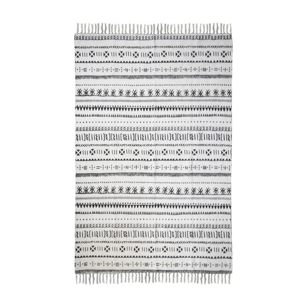 Czarno-biały bawełniany dywan HSM collection Colorful Living Manio, 70x120 cm