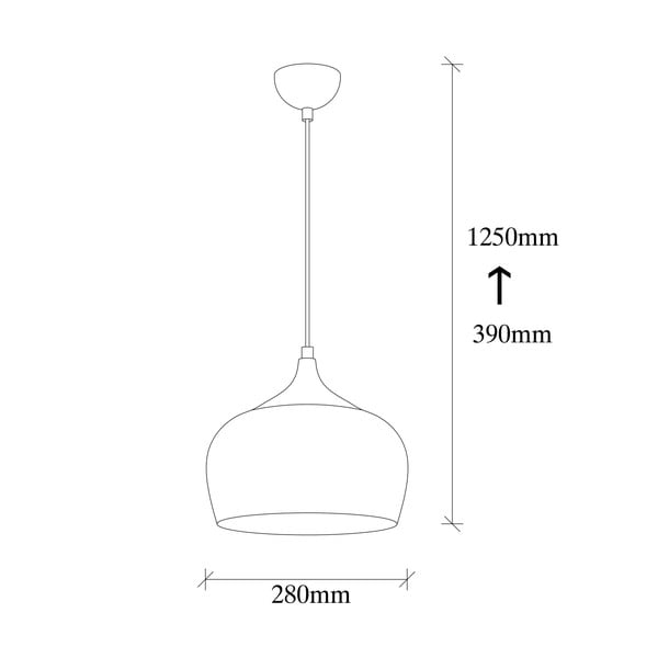 Brązowa lampa wisząca Opviq lights Sağlam-image-3