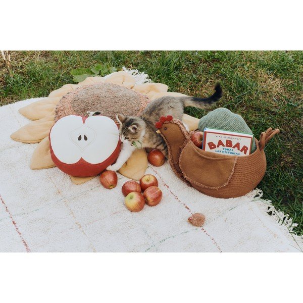 Bawełniana poduszka dziecięca ø 30 cm Apple – Lorena Canals-image-3