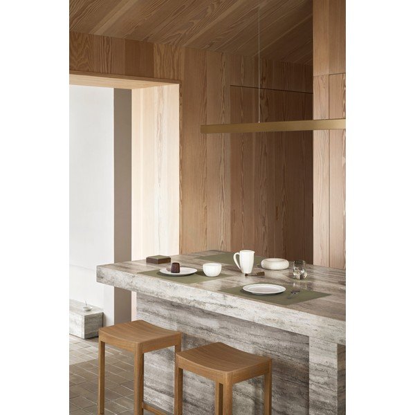 Brązowy drewniany pojemnik dekoracyjny 11x11x3 cm Square S – LIND DNA-image-1