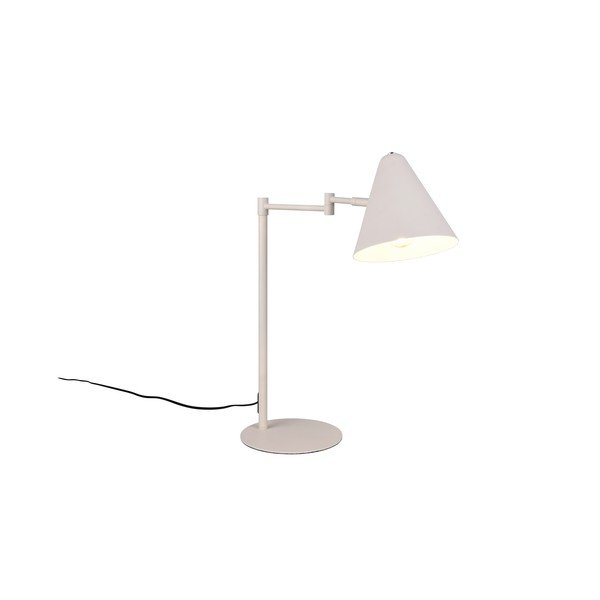 Lampa stołowa z elastyczną konstrukcją w kolorze kości słoniowej (wysokość 50,5 cm) Cosima – Trio-image-3