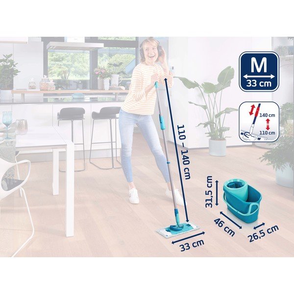 Mop z wiadrem Clean Twist M Ergo  – LEIFHEIT-image-2