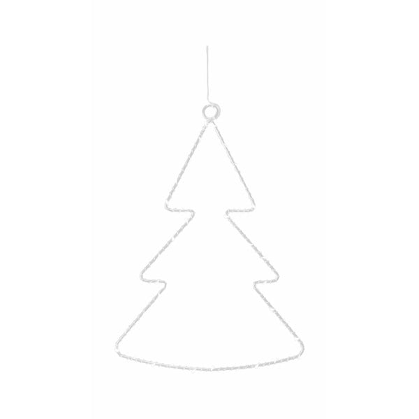 Biała wisząca świąteczna dekoracja świetlna Liva – Sirius