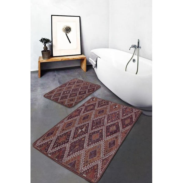 Aksamitne dywaniki łazienkowe zestaw 2 szt. 60x100 cm – Mila Home-image-2