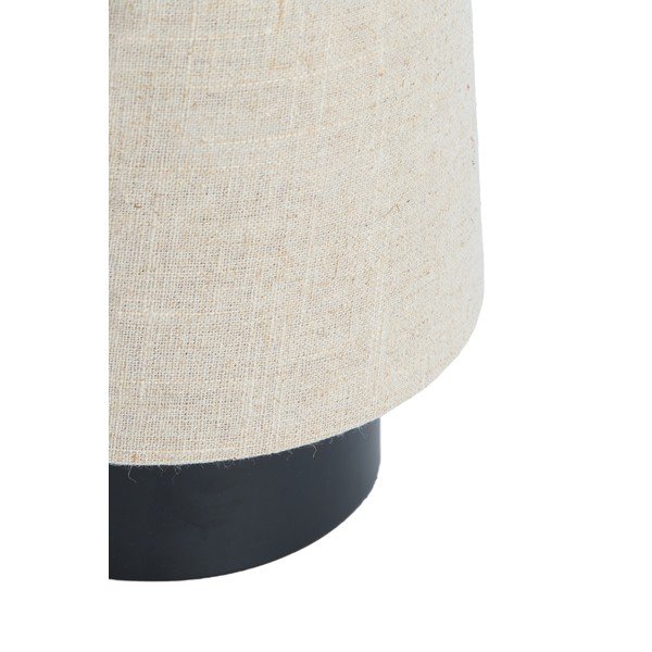 Beżowa metalowa lampa stołowa z tekstylnym kloszem (wysokość 42 cm) Howie – Light & Living-image-4