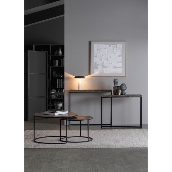Metalowe konsole zestaw 2 szt. 29x99 cm Amira – Bizzotto-image-1
