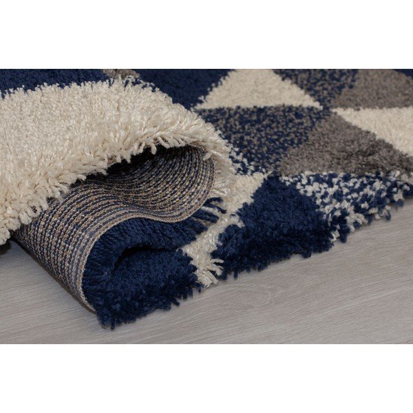 Ciemnoniebieski dywan Flair Rugs Nuru, 80x150 cm-image-3