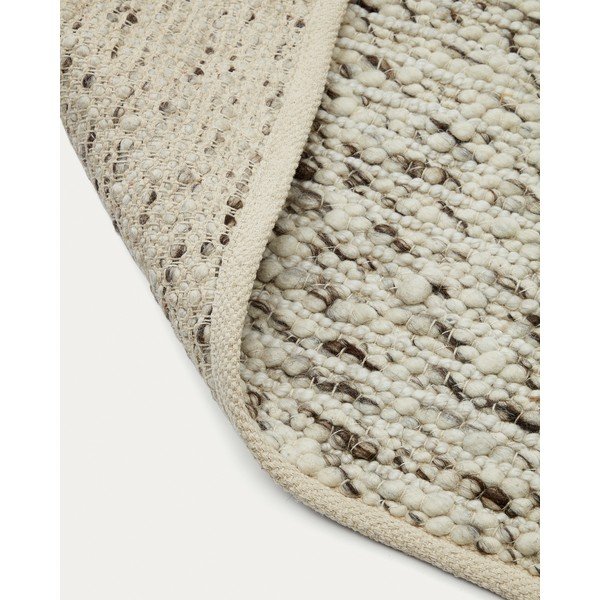 Kremowy dywan wełniany 200x300 cm Manilva – Kave Home-image-4