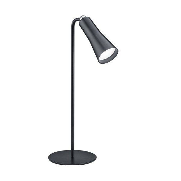 Metalowa lampa stołowa LED w kolorze matowej czerni (wysokość 36 cm) Maxi – Reality