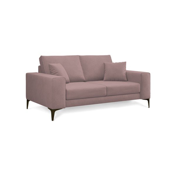 Pudrowa sofa 2-osobowa Cosmopolitan Design Lugano-image-2