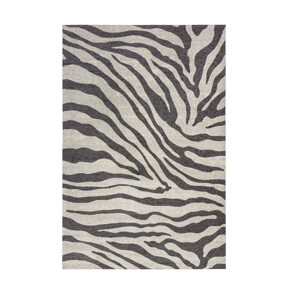 Czarno-szary dywan Flair Rugs Zebra, 155x230 cm