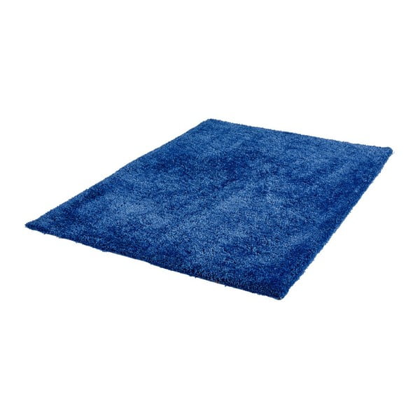 Ciemnoniebieski dywan wykonany ręcznie Obsession My Touch Me Azur, 60x110 cm