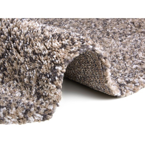 Beżowy okrągły dywan ø 120 cm Shag – Hanse Home-image-2
