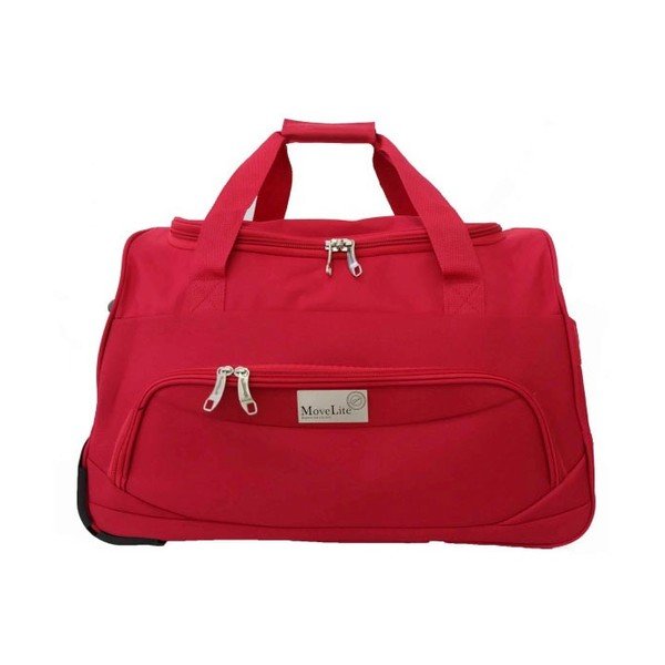 Czerwona torba podróżna na kółkach Hero Roulette, 65 l-image-3