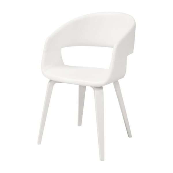 Białe krzesło do jadalni Interstil Nova Poplar