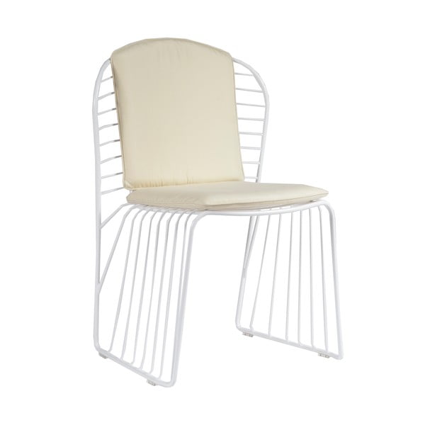 Krzesło ogrodowe Sedia White