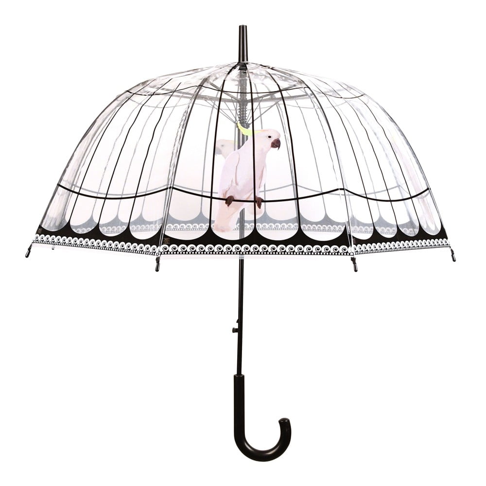 Przezroczysty parasol odporny na wiatr Ambiance Birds, ⌀ 81 cm