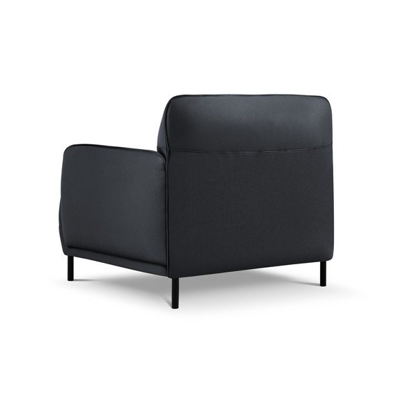 Niebieski skórzany fotel Windsor & Co Sofas Neso-image-3