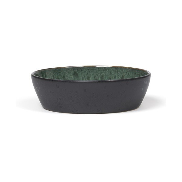 Zielona/czarna kamionkowa miska Gastro Green/Black – Bitz