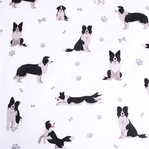 Bawełniana jednoosobowa  pościel dziecięca 140x200 cm Border Collie – Jerry Fabrics-image-3