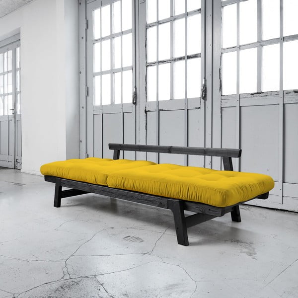 Sofa rozkładana Karup Step Black/Amarillo-image-3