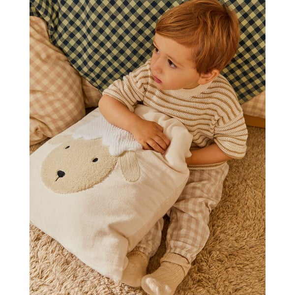 Bawełniana dziecięca poszewka na poduszkę 45x45 cm Milu – Kave Home-image-1