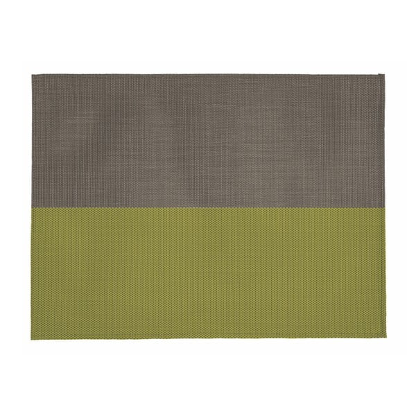 Beżowo-zielona mata stołowa Tiseco Home Studio Stripe, 33x45 cm