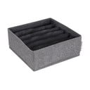 Szary organizer do szuflady z przegródkami Bigso Box of Sweden Drawer, 29x11 cm