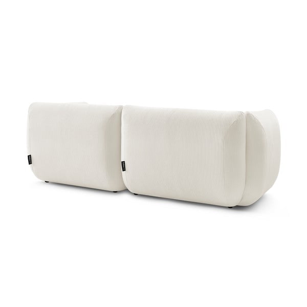Biała sztruksowa sofa 260 cm Lecomte – Bobochic Paris-image-4