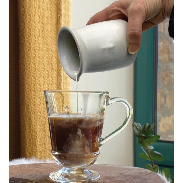 Kremowy kamionkowy mlecznik 200 ml Abeille – La Rochére-image-1