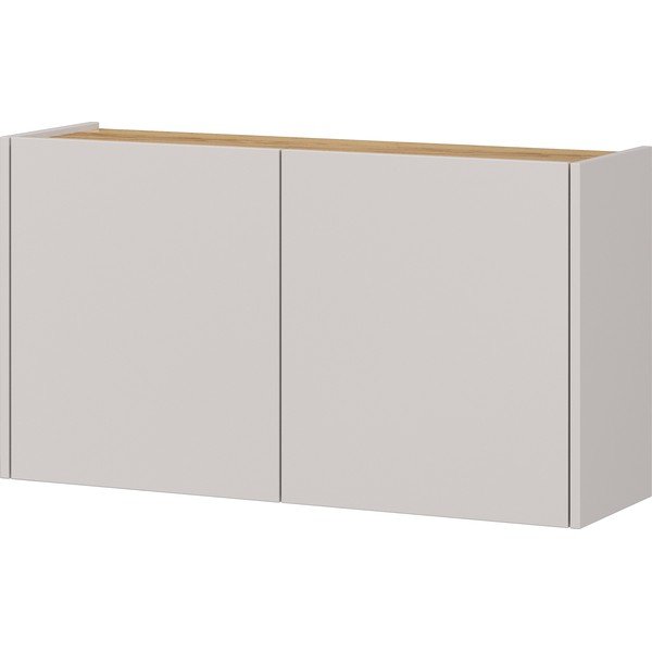 Kremowa szafka w dekorze dębu wisząca 93x52x29 cm Libbiano – Germania