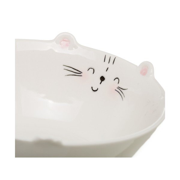 Biała miska porcelanowa Unimasa Kitty, ⌀ 16,1 cm-image-1