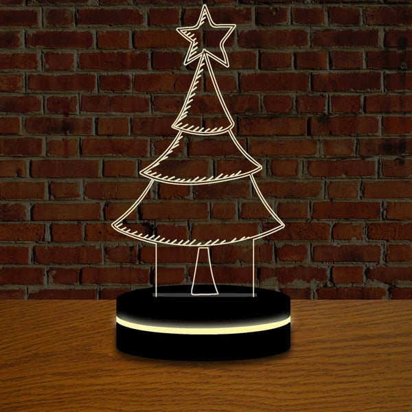 Lampa z efektem 3D Christmas no. 12