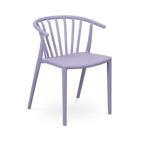 Lawendowe plastikowe krzesło ogrodowe Capri – Bonami Essentials