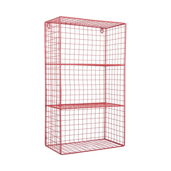 Czerwona wielopoziomowa stalowa półka 60 cm Reja – PT LIVING-image-2