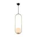 Lampa wisząca w kolorze złota Squid Lighting Arch, wys. 146 cm