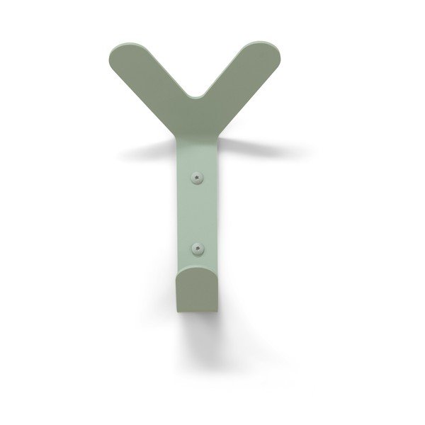 Szarozielony ścienny stalowy haczyk Frondo – Spinder Design-image-2