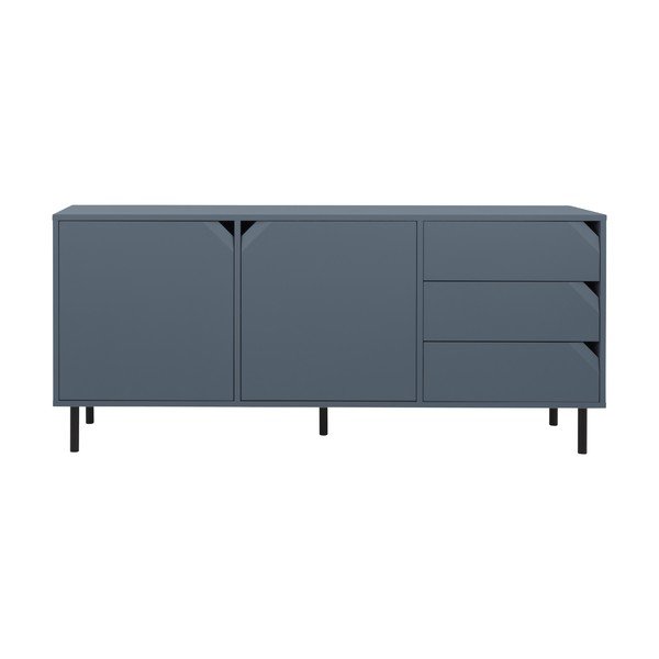 Ciemnoniebieska niska komoda 177x77 cm Corner – Tenzo