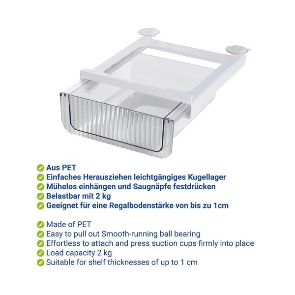 Plastikowy organizer do lodówki 27x24 cm Kira – Wenko-image-2
