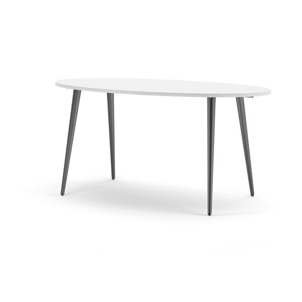 Stół z białym blatem 160x80 cm Oslo – Tvilum-image-1